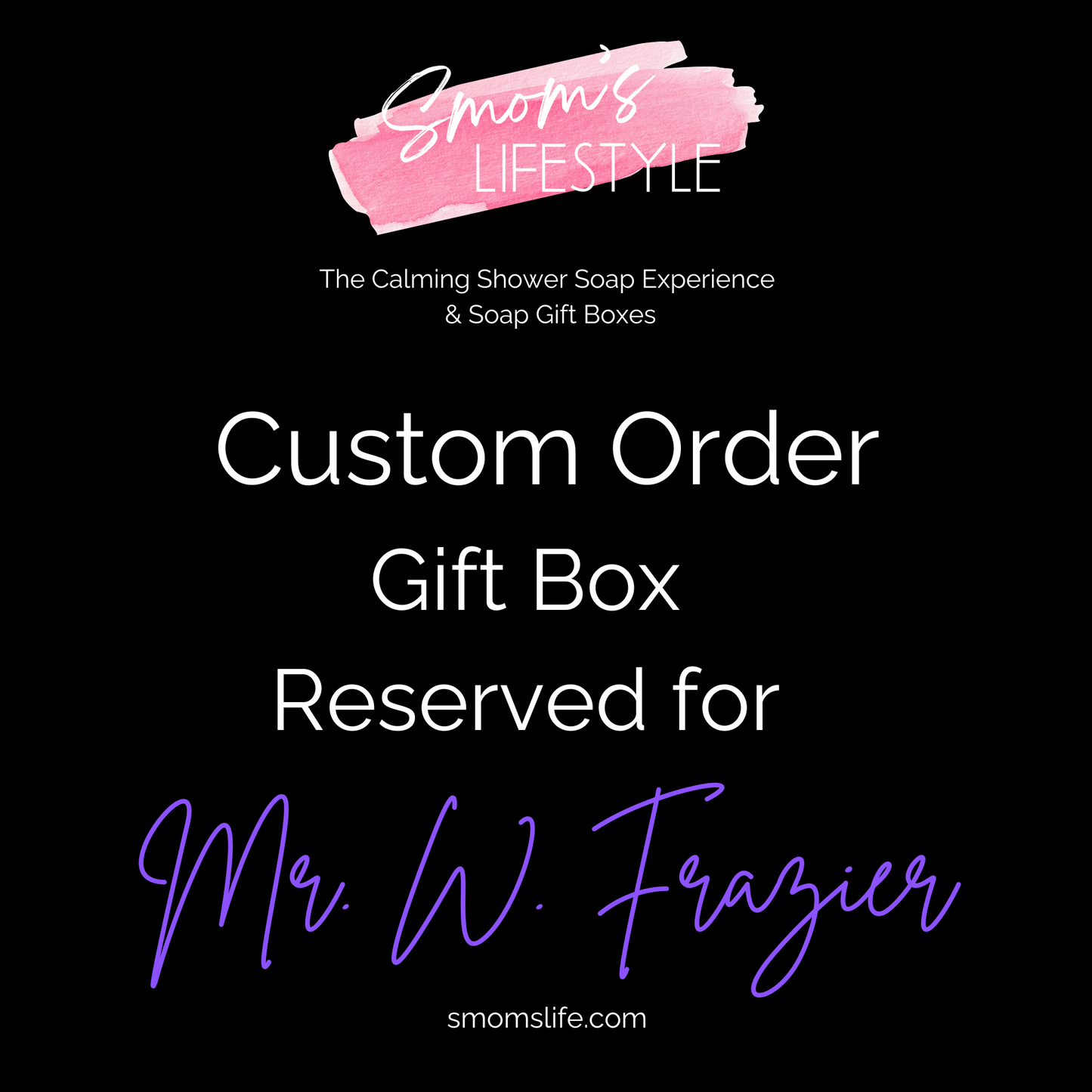 Custom Order for W. Frazier_VIP Calming Shower Soap Experience Aromatherapy Soap Gift Set