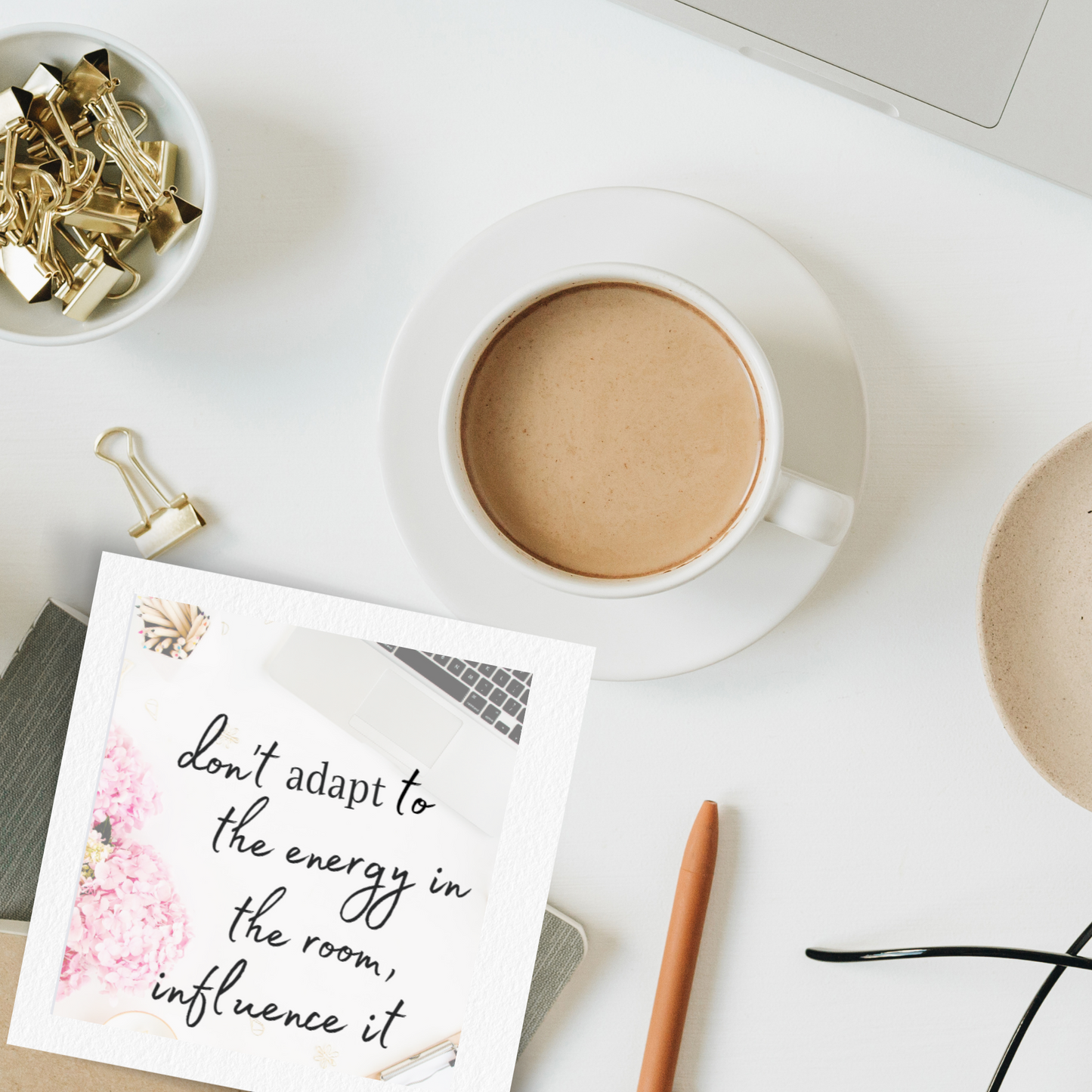 Inspirational Quotes for a Tuesday Morning| Affirmations for Work Life Balance -Don't Adapt to Energy Bundle