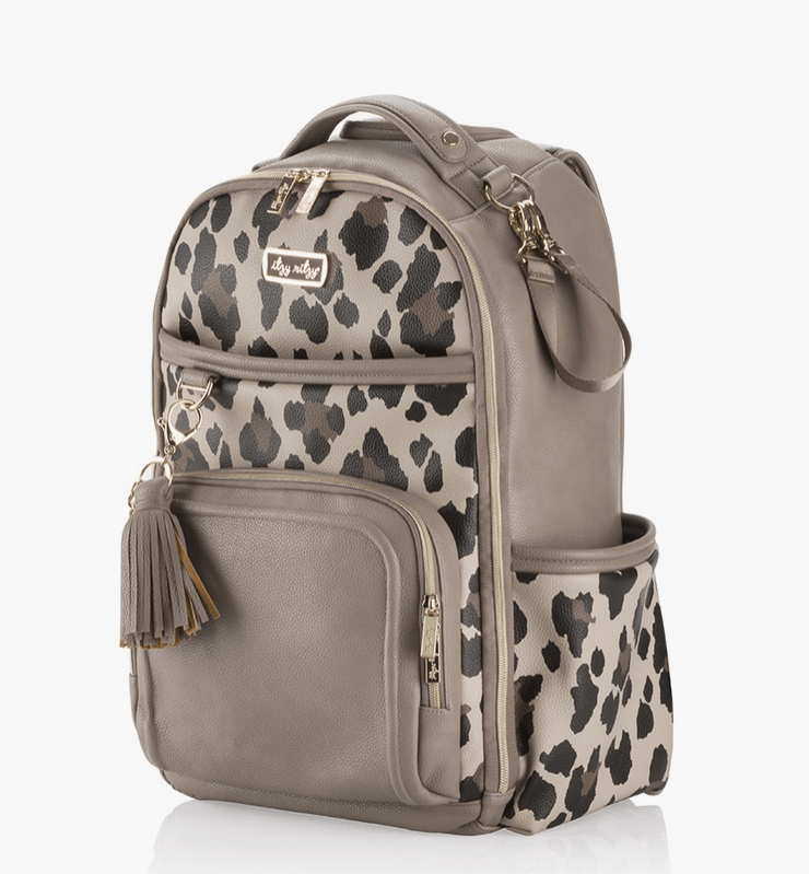 Itzy Ritzy Diaper Bags Boss Plus Leopard Backpack