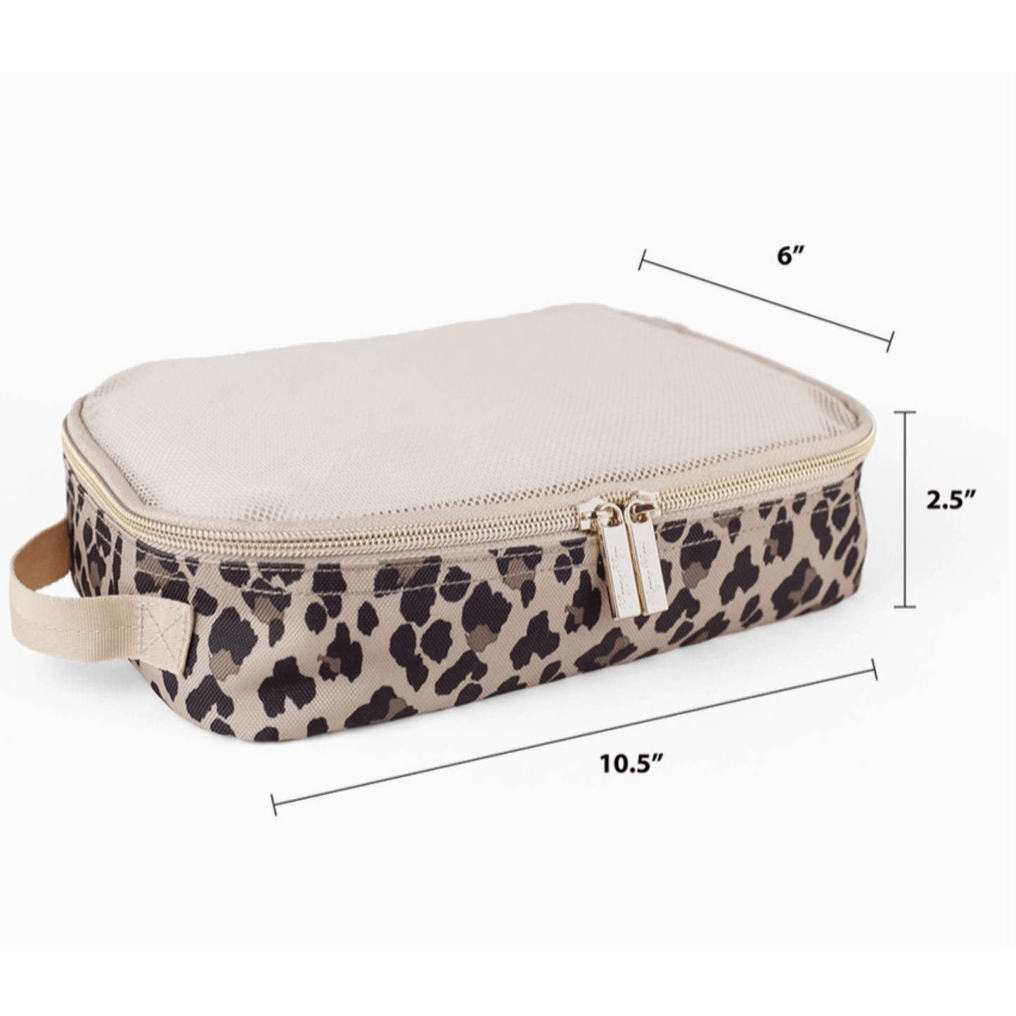 Itzy Ritzy Diaper Bag Insert Leopard Pack Like A Boss Organizer Cubes & Travel Toiletries Bag