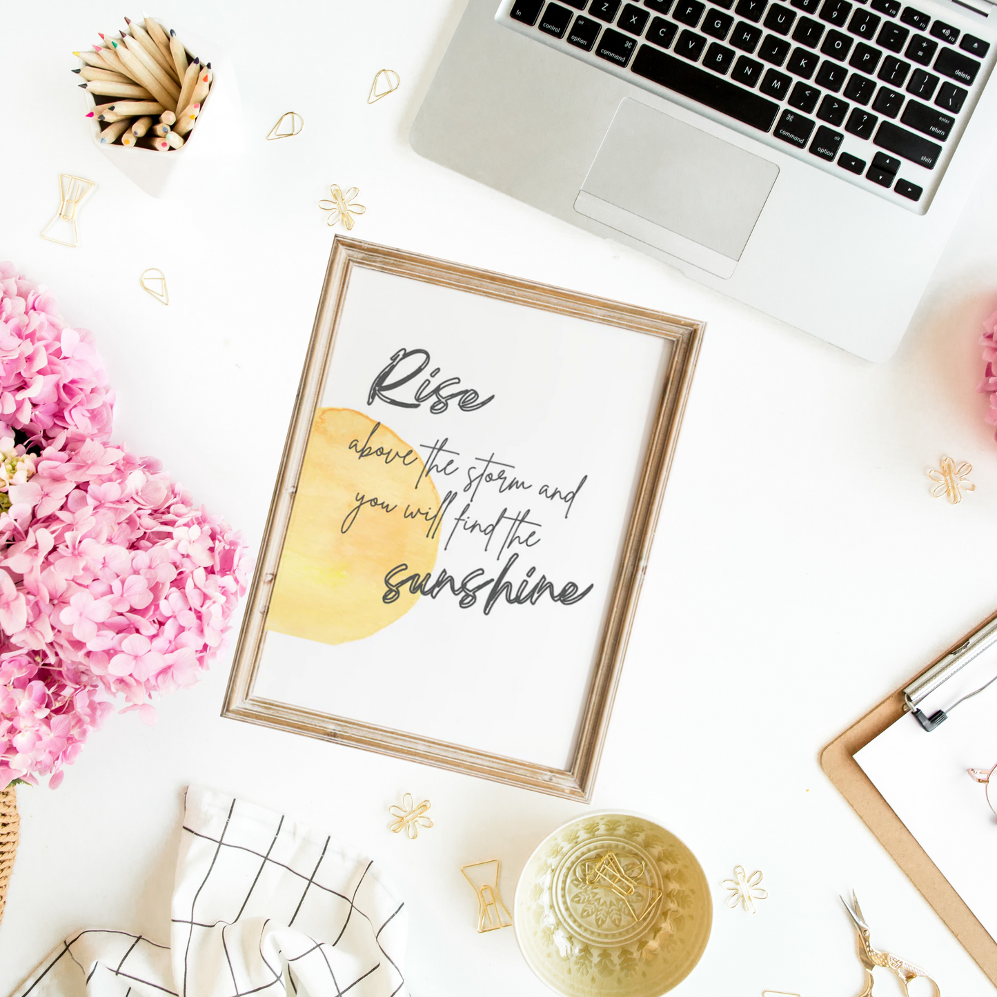 Rise and Shine Sunshine Self Care Affirmations Bundle