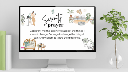 Serenity Prayer Wallpaper  Vision Board