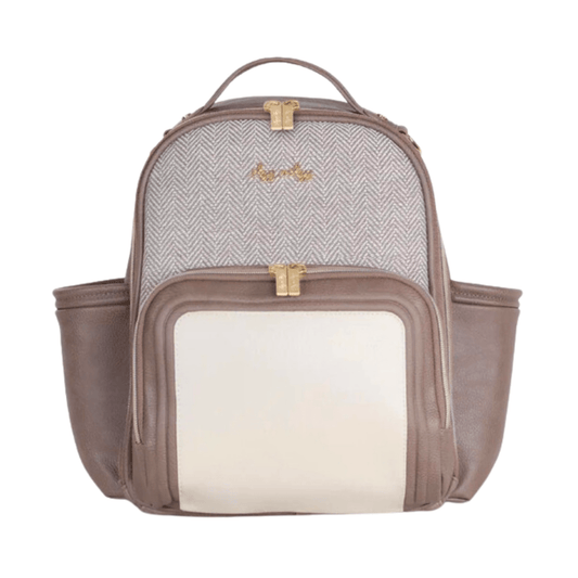 Itzy Ritzy Vanilla Latte Mini Diaper Bag Backpack