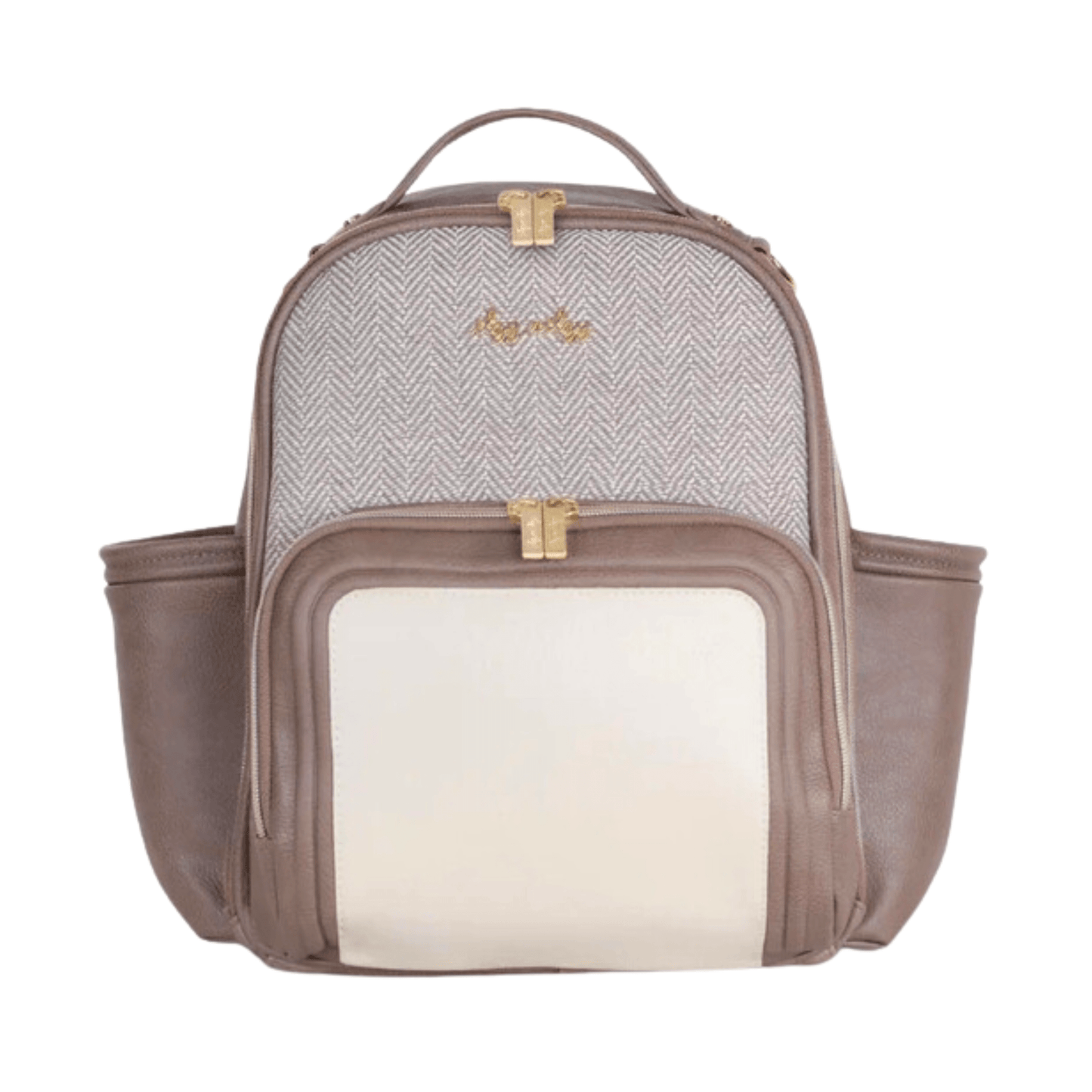 Itzy Ritzy Vanilla Latte Mini Diaper Bag Backpack