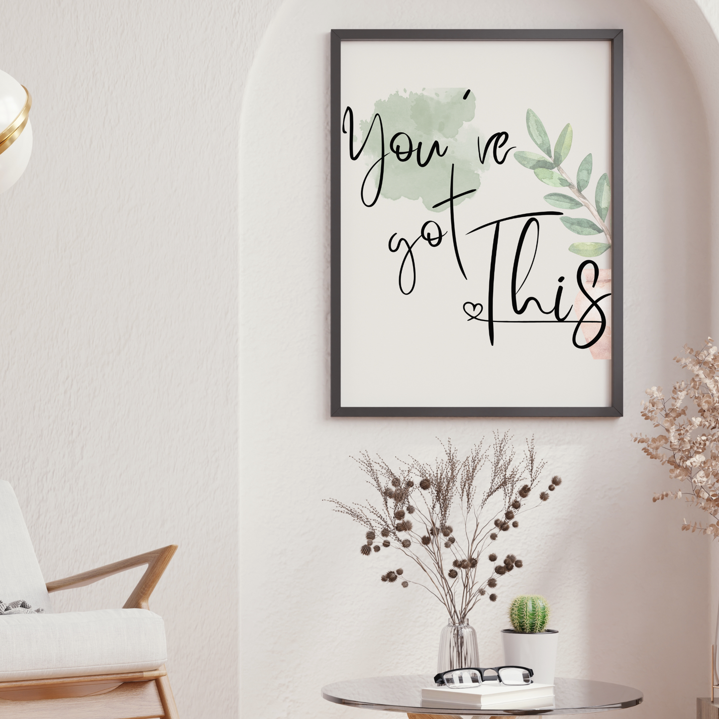 Affirmations for Women Wallpapers & Printables Bundle- "You Got This" Job Promotion Affirmation