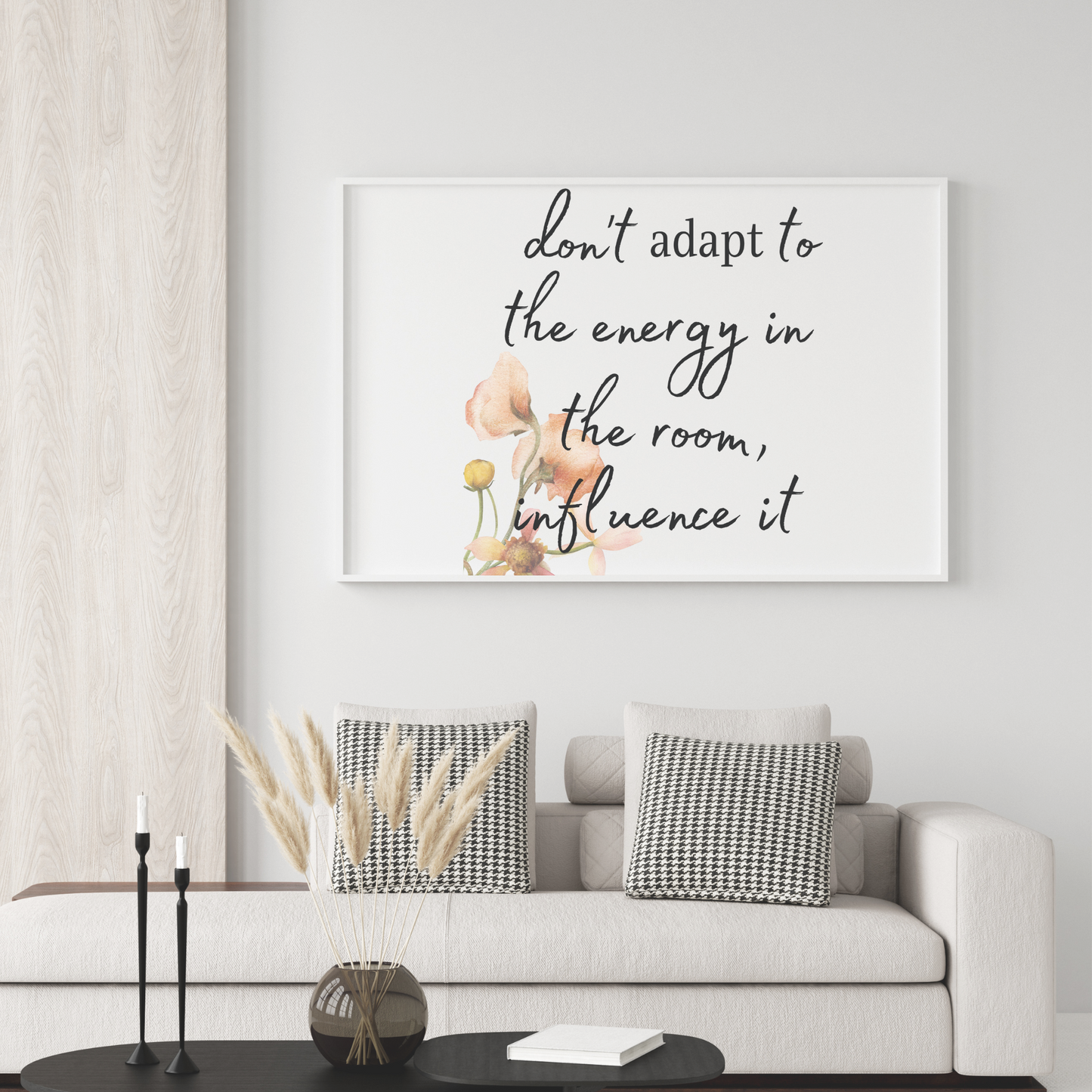 Printable Wall Art for Bedroom -Don't Adapt to Energy in the Room Affirmations Bundle