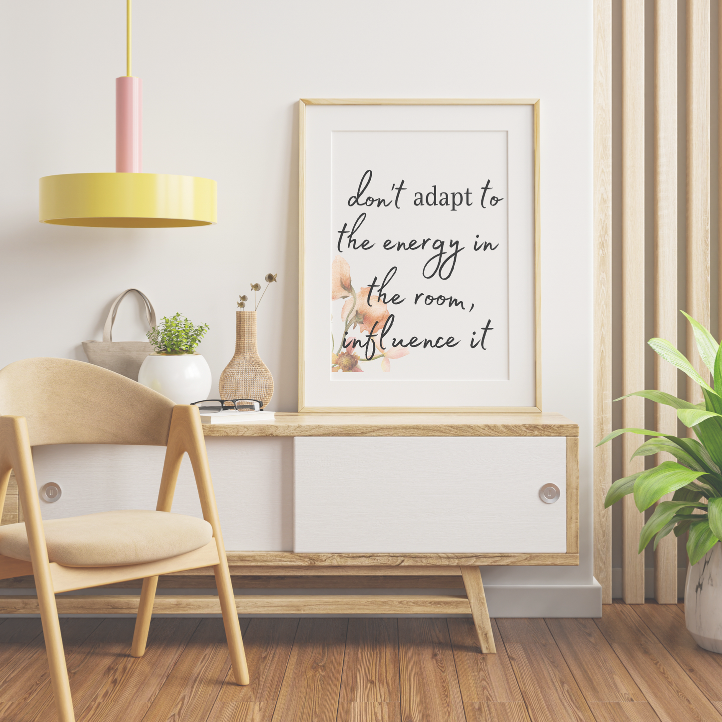 Printable Wall Art for Bedroom -Don't Adapt to Energy in the Room Affirmations Bundle