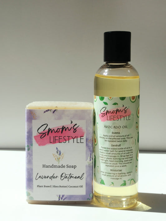 Lavender Oatmeal & Oil Moisture Lock Kit