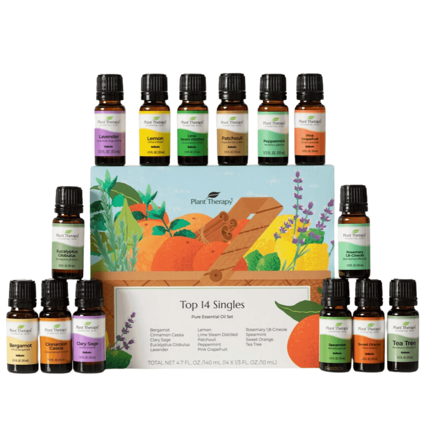 Plant Therapy Essential Oil Top 14 Singles Set