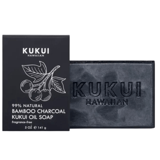 Bamboo Charcoal Kukui Oil Face & Body Natural tropical Soap