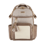Itzy Ritzy Boss Plus Backpack Vanilla Latte - Large Capacity Travel Diaper Bag