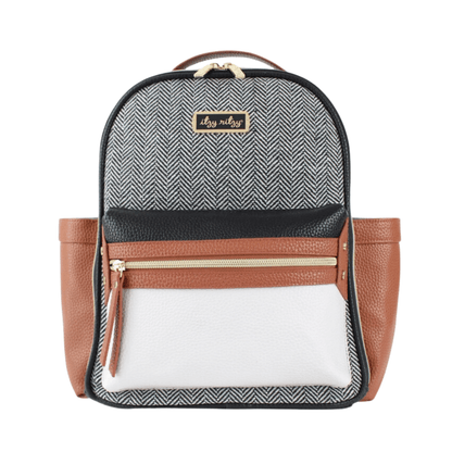 Itzy Ritzy Diaper Bags- Coffee and Cream Mini Diaper Bag Backpack