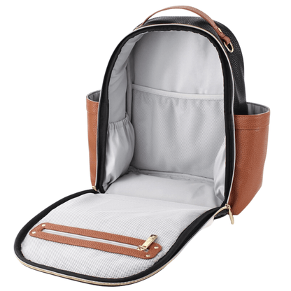 Itzy Ritzy Diaper Bags- Coffee and Cream Mini Diaper Bag Backpack