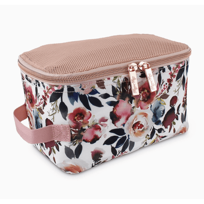 Itzy Ritzy Floral Pack Like A Boss Packing Cubes & Travel Toiletries Bag