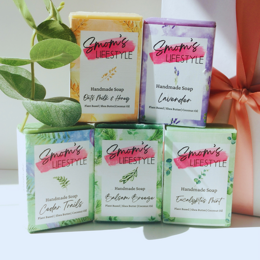 Eucalyptus & Oats Self Care Gift & Soap Gift Set - 5 Pack