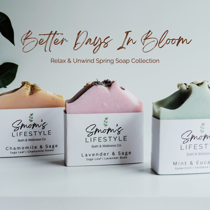 Build Your Calm Routine – Relax & Unwind Spring Soap Set- Better Days in Bloom Collection