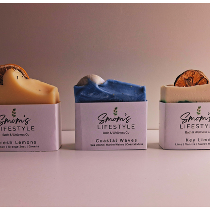 Summer Citrus & Coast Artisan Soap Bundle