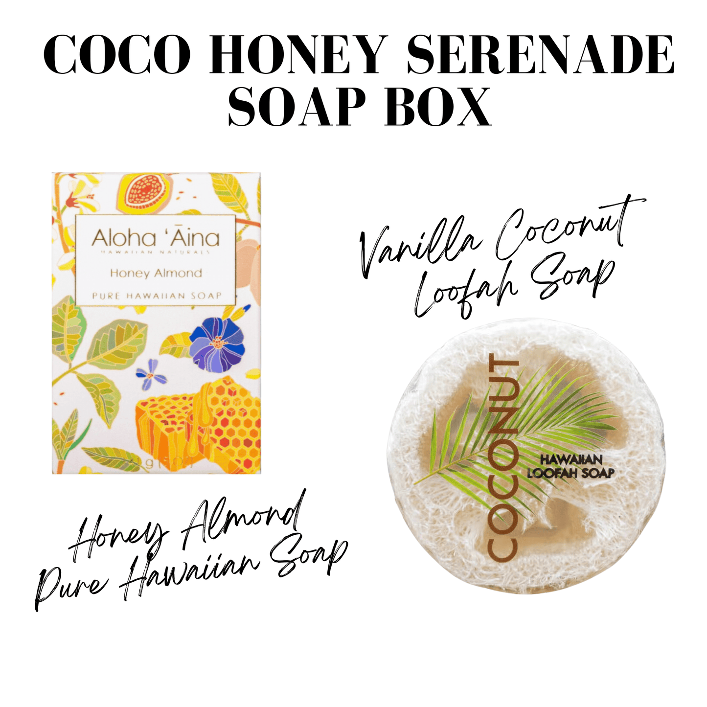Coco Honey Serenade Tropical Soap & Spa Self Care Set
