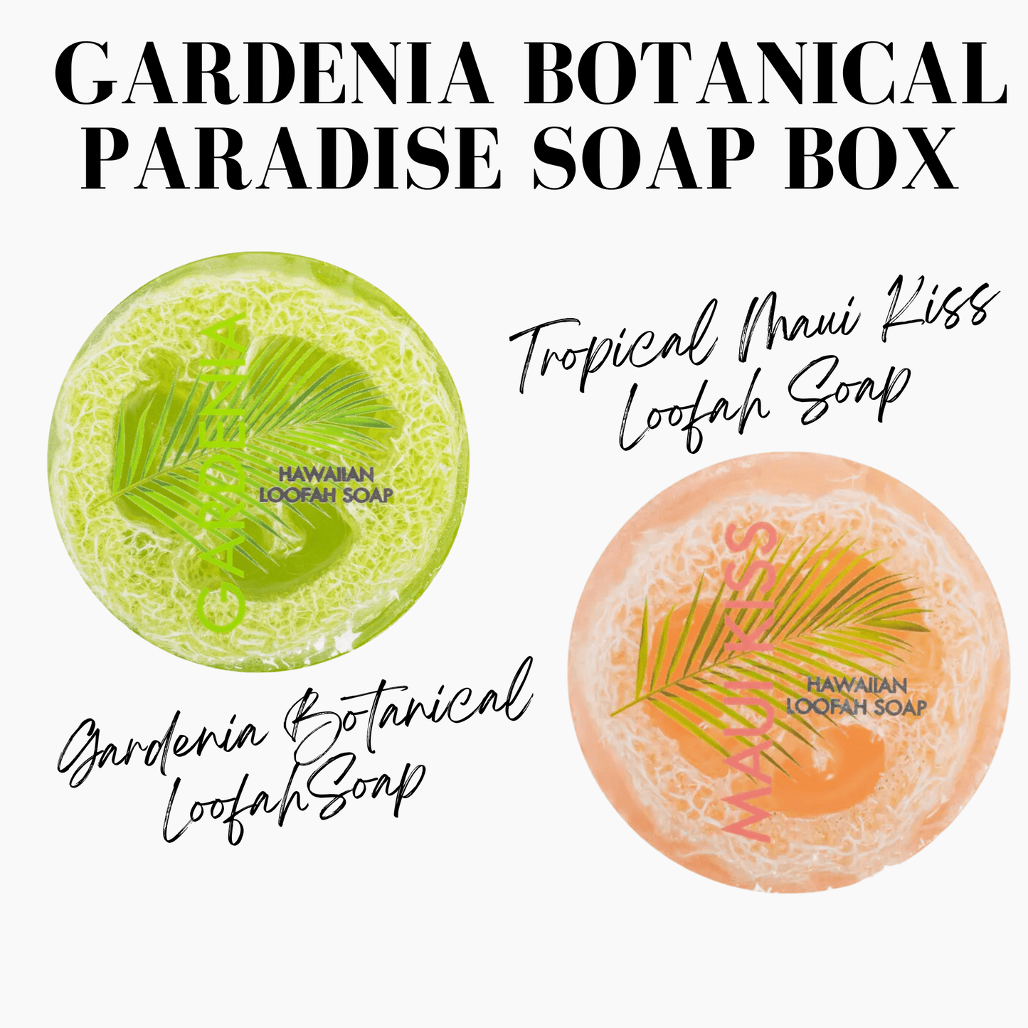 Gardenia Botanical Paradise Tropical Soap & Spa Self Care Set