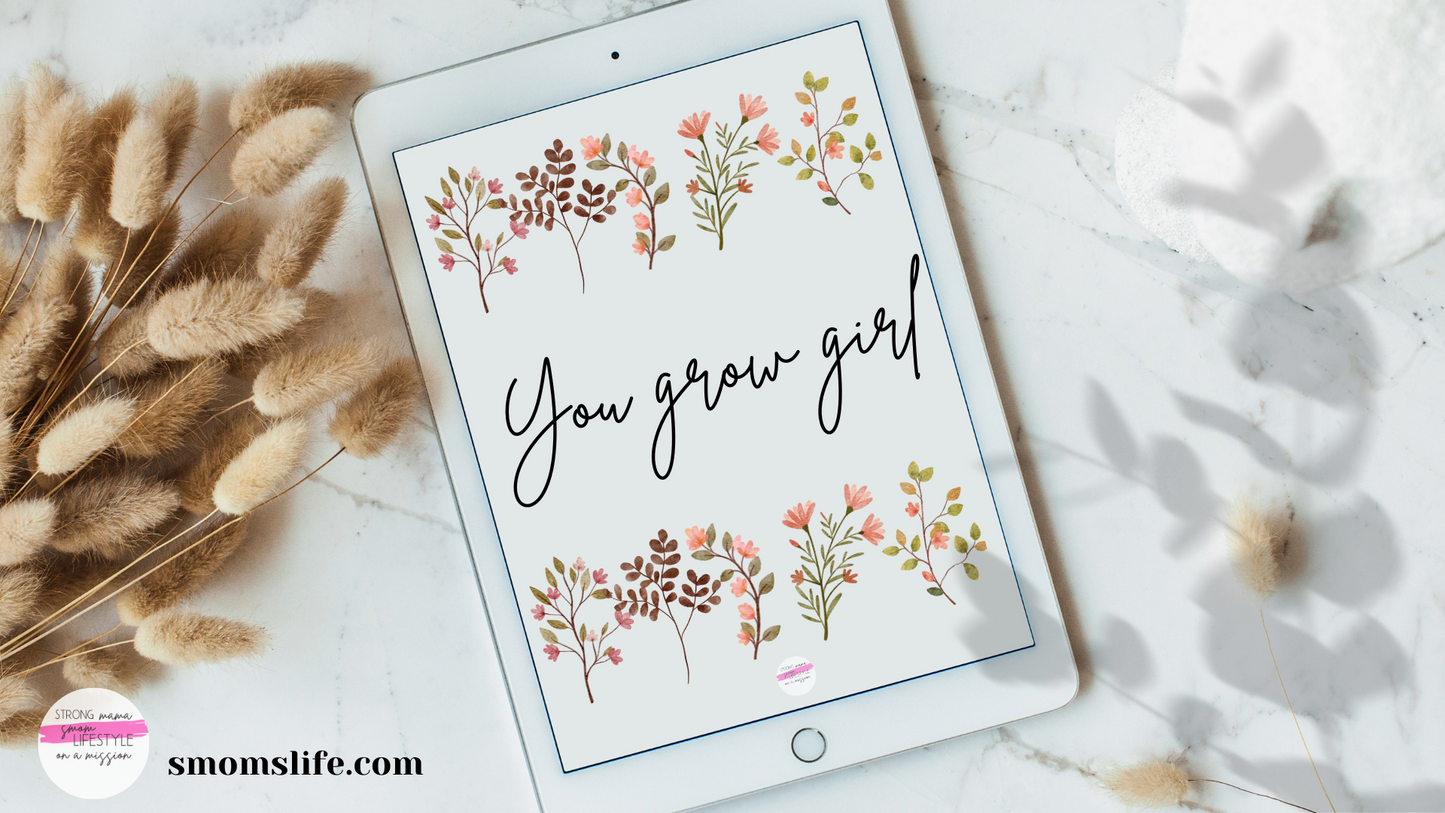 You Grow Girl iPad Wallpaper